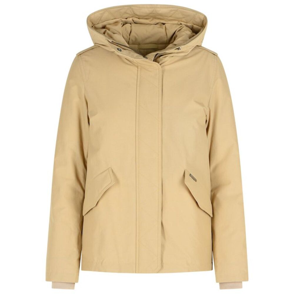 Woolrich John Rich & Bros 'Military' Beige Cotton Blend Jacket Women
